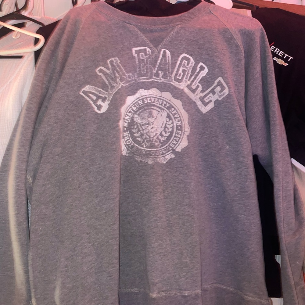 American Eagle Heather Gray Pullover - image 1